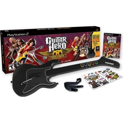 Guitar Hero: Aerosmith + Гитара (PS2)
