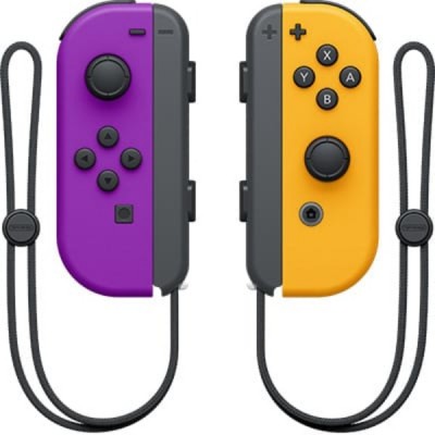 Геймпад Nintendo Switch Joy-Con controllers Duo original (фиолетовый/оранжевый)