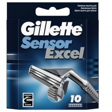 Сменные кассеты Gillette Sensor Excel, 10 шт. Original
