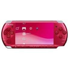 Игровая приставка Sony PlayStation Portable Bright (PSP-3000) SSD, без игр, красный