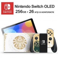 Игровая приставка Nintendo Switch OLED + карта 256 ГБ (26 игр), The Legend of Zelda: Tears of the Kingdom