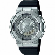Наручные часы CASIO G-Shock GM-S110-1A, серебряный, черный