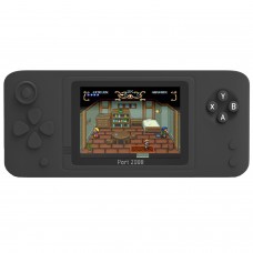 Портативная игровая приставка Retro Genesis Port 2000 (BL-862, 3,5 дюйма экран, 10 эмуляторов, черная, 3000+ игр, сохранения)