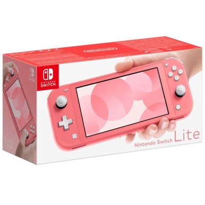 Игровая приставка Nintendo Switch Lite 32 ГБ, коралловый