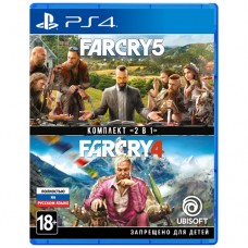 Far Cry 4 + Far Cry 5 - Double Pack  (русская версия/ английская версия) (PS4)
