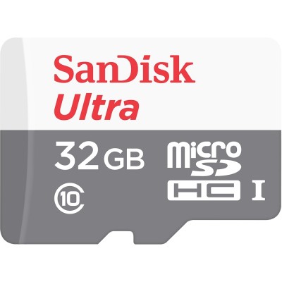 Карта памяти MicroSD SanDisk 32Gb Class10 Ultra