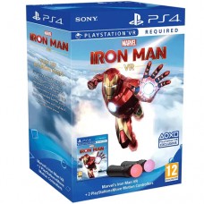 Marvel's Iron Man VR+Playstation Move Motion Controller 2шт.  (русская версия) (PS4)