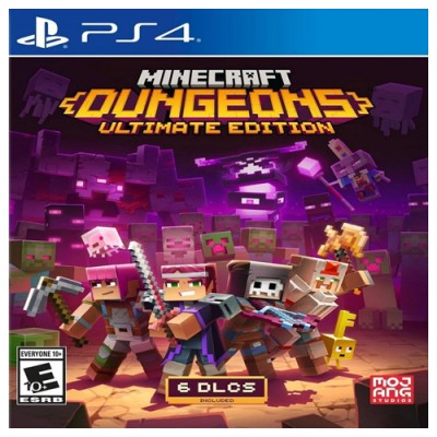 Minecraft Dungeons - Ulimate Edition  (русские субтитры) (PS4)