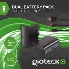 Dual Battery Pack (аккумуляторы + зарядный кабель) Gioteck DBPXB1-11-MU (Xbox One)