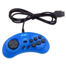 Джойстик Sega MegaDrive Turbo (Синий)