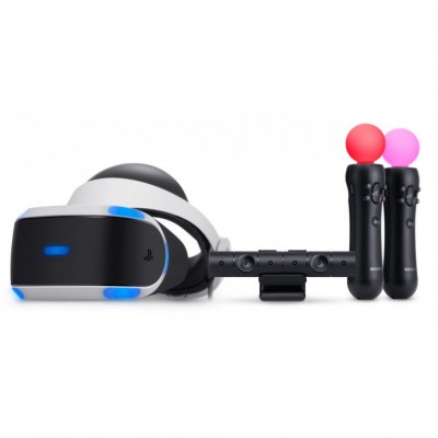 Шлем виртуальной реальности PlayStation VR (CUH-ZVR2) + PlayStation Camera + PS Move (2 шт) (PlayStation 4)