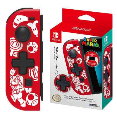 Геймпад HORI D-PAD Controller for Nintendo Switch (L), (Super Mario) (NSW-151U)