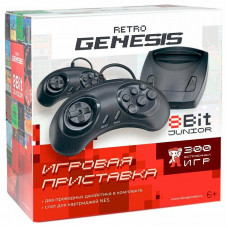 Игровая приставка Retro Genesis 8 Bit Junior 300 игр черный