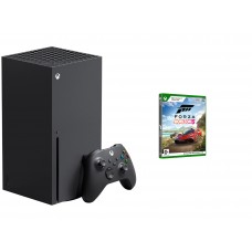 Игровая приставка Microsoft Xbox Series X 1000 ГБ SSD, черный + Forza Horizon 5