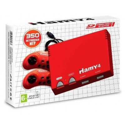 Игровая Приставка Hamy 4 (16 + 8 bit) «Classic Red» (350в1)