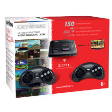 Игровая приставка SEGA Retro Genesis (ZD-06a) HD Ultra + 150 игр (HDMI, 2 беспроводных джойстика)