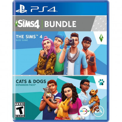 Комплект The Sims 4 + Cats and Dogs Bundle (PS4)