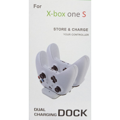 Зарядная станция для 2-x геймпадов (HBX-002) (Xbox One) White
