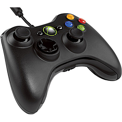 Геймпад Controller проводной Black для игровой приставки Xbox 360