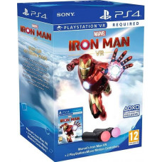 Контроллер движений Sony Move Motion Controller Twin Pack (CECH-ZCM2E) + Игра Marvel Iron Man VR (PS4)