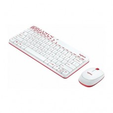 Комплект клавиатура+мышь Logitech MK240 NANO, белый (латиница)