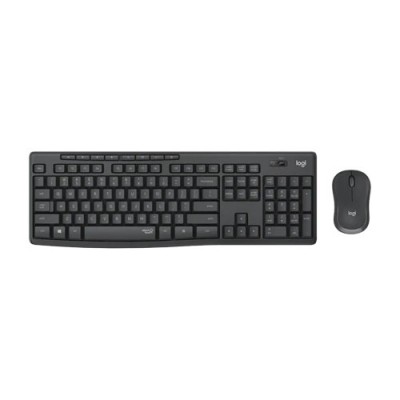 Комплект клавиатура+мышь Logitech MK295 Silent Wireless Combo, graphite (латиница)