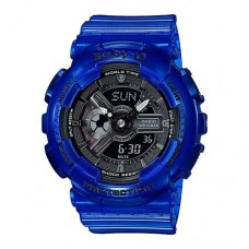 Наручные часы CASIO (BA-110CR-2A) синий, бесцветный