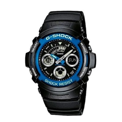 Наручные часы CASIO (AW-591-2A) черный, синий