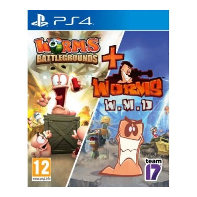 Worms Battlegrounds + Worms W.M.D (PS4)