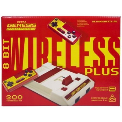 Игровая приставка Retro Genesis 8 Bit Wireless Plus + 300