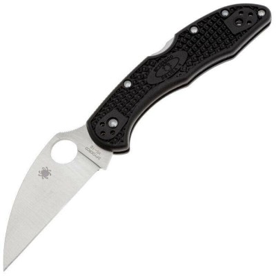 Складной нож Spyderco (C11FPWCBK) Delica 4 Wharncliffe сталь VG-10, рукоять FRN