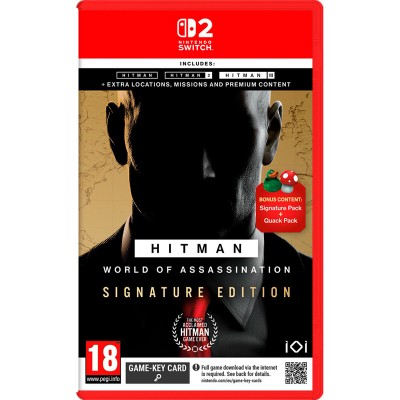 Hitman: World of Assassination - Signature Edition, (русские субтитры) (Game-Key Card) Nintendo Switch 2