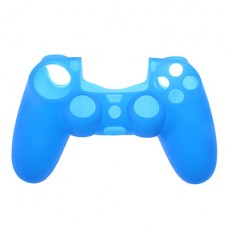 Защитный силиконовый чехол для джойстика (синий) (PS4)