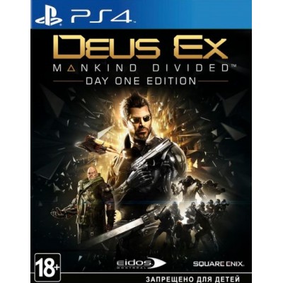 Deus Ex: Mankind Divided Day One Edition (русская версия) (PS4)
