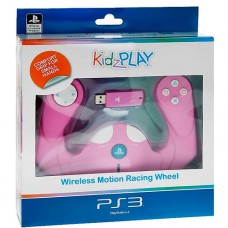 Беспроводной руль Kidz Play для PS3 (розовый)